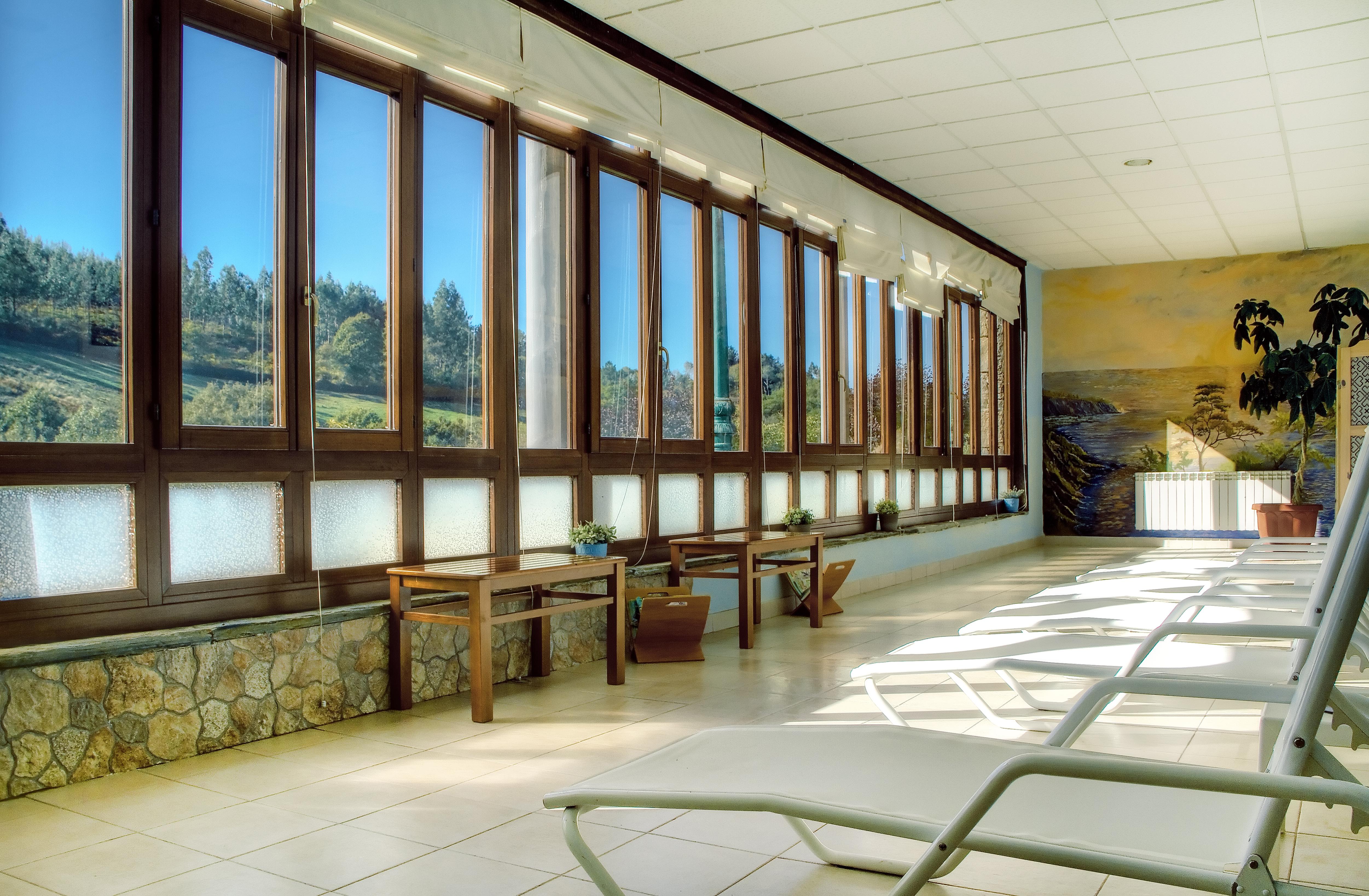 Hotel Balneario Rio Pambre Palas de Rei المظهر الخارجي الصورة